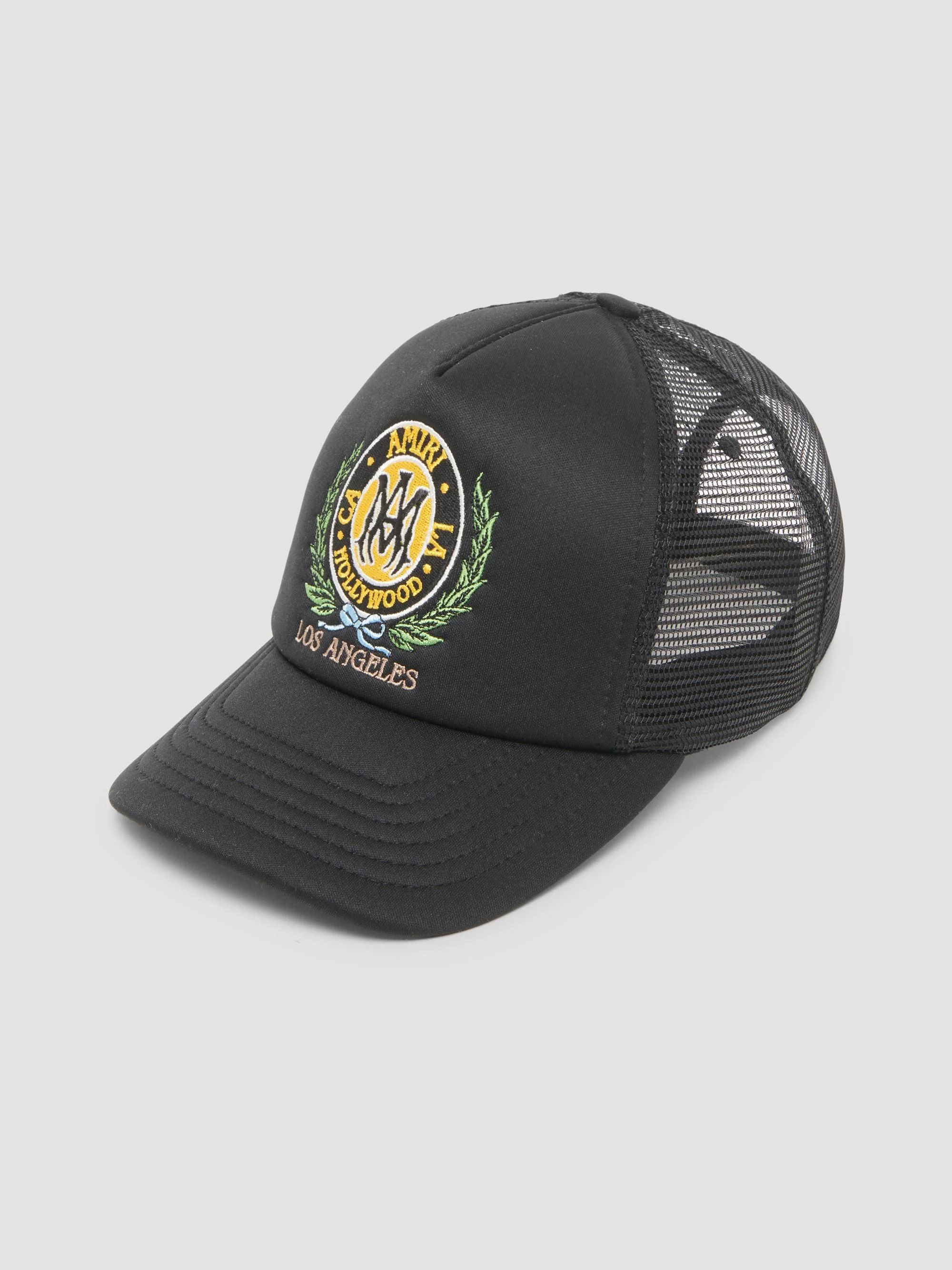 Men's MA Crest Trucker Hat - Black - 1