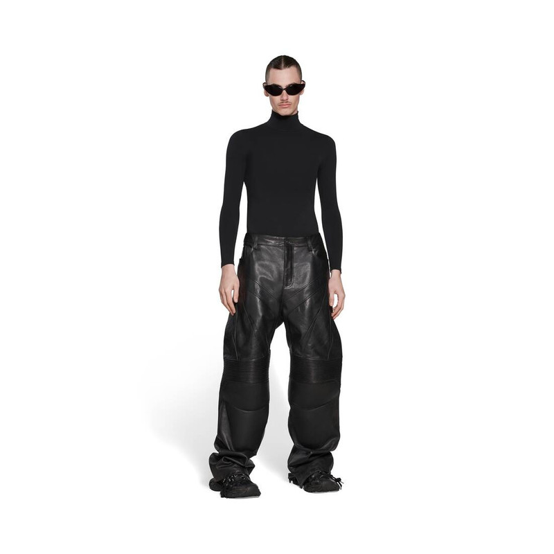 BALENCIAGA Men's Biker Baggy Pants in Black outlook