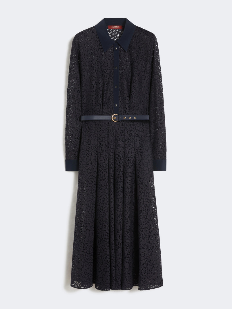 RICORDO Lace shirt dress - NAVY 1