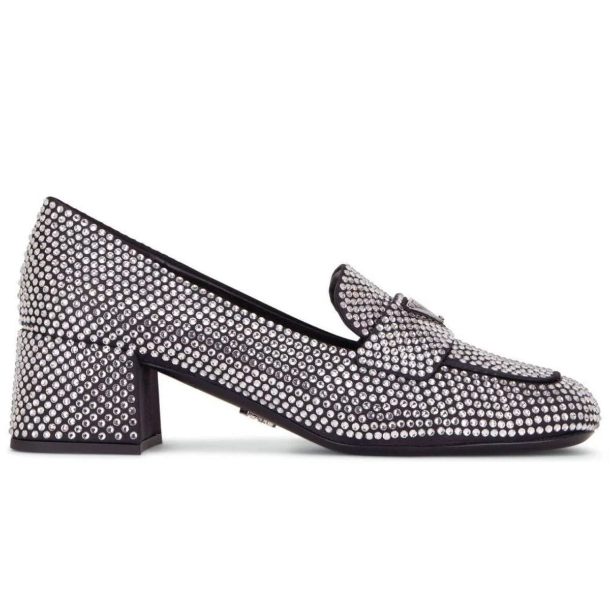 Crystal-embellished Logo-plaque Loafers - 1