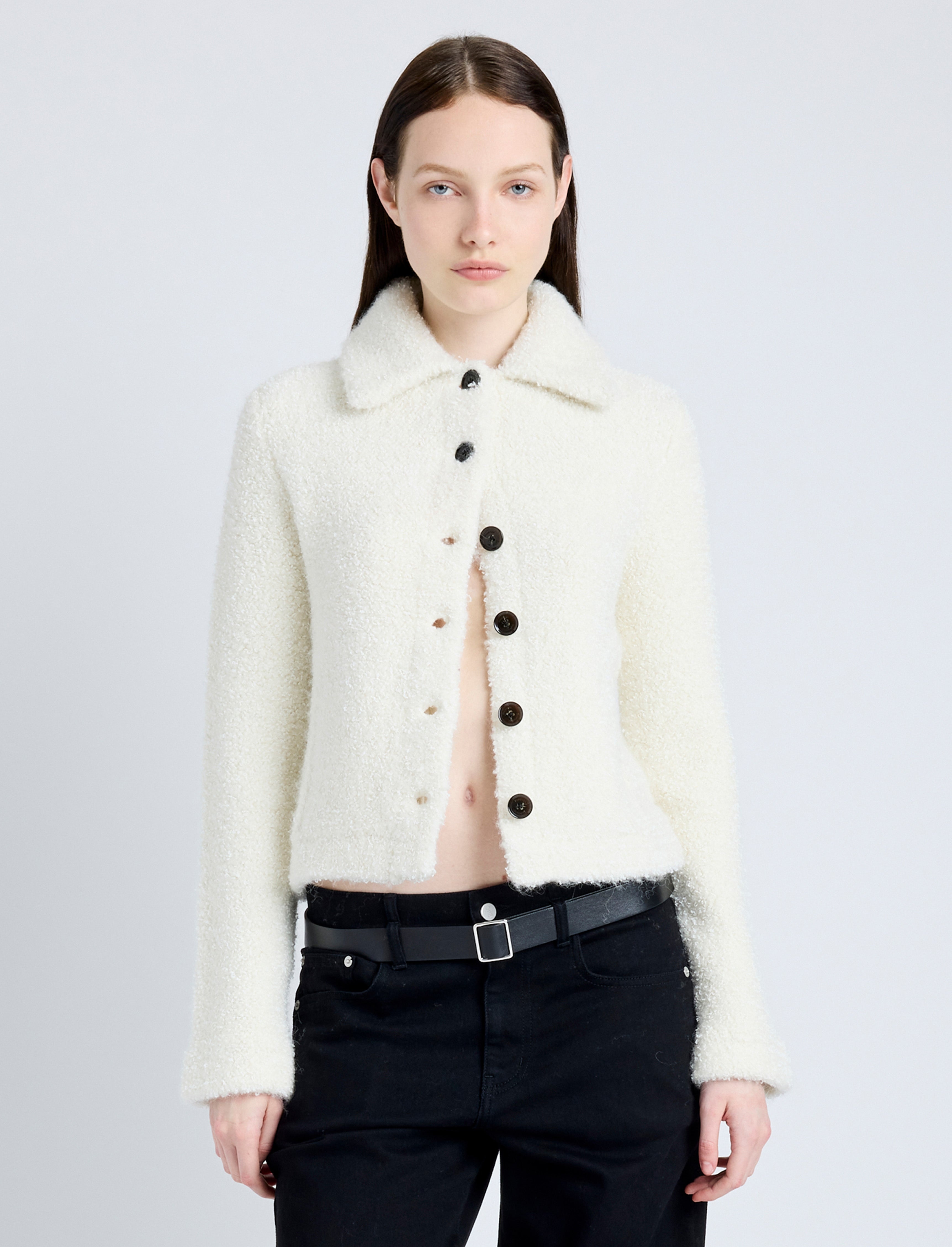 Sylvie Jacket in Loop Boucle Knit - 2