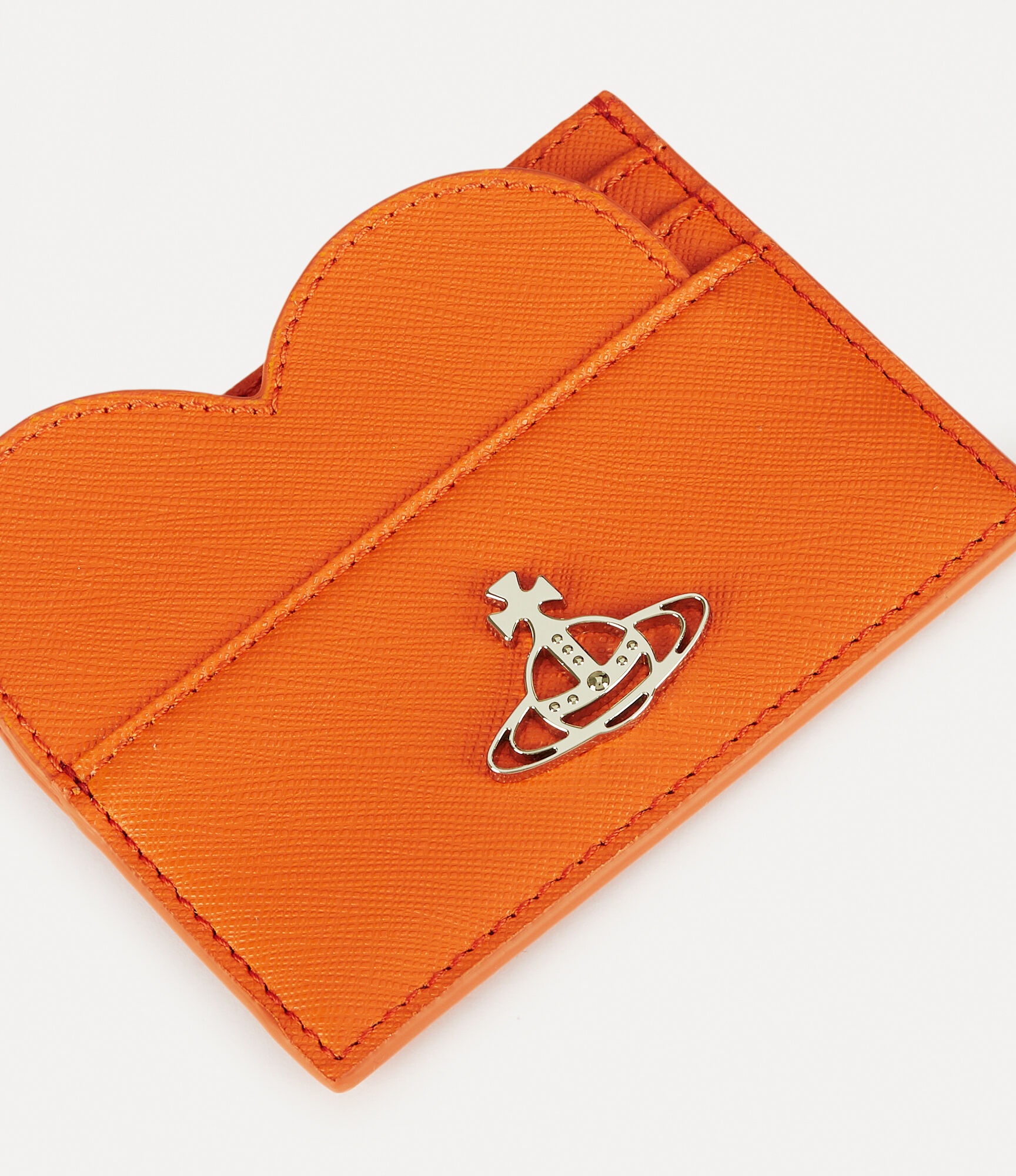SAFFIANO HEART CARD HOLDER - 4