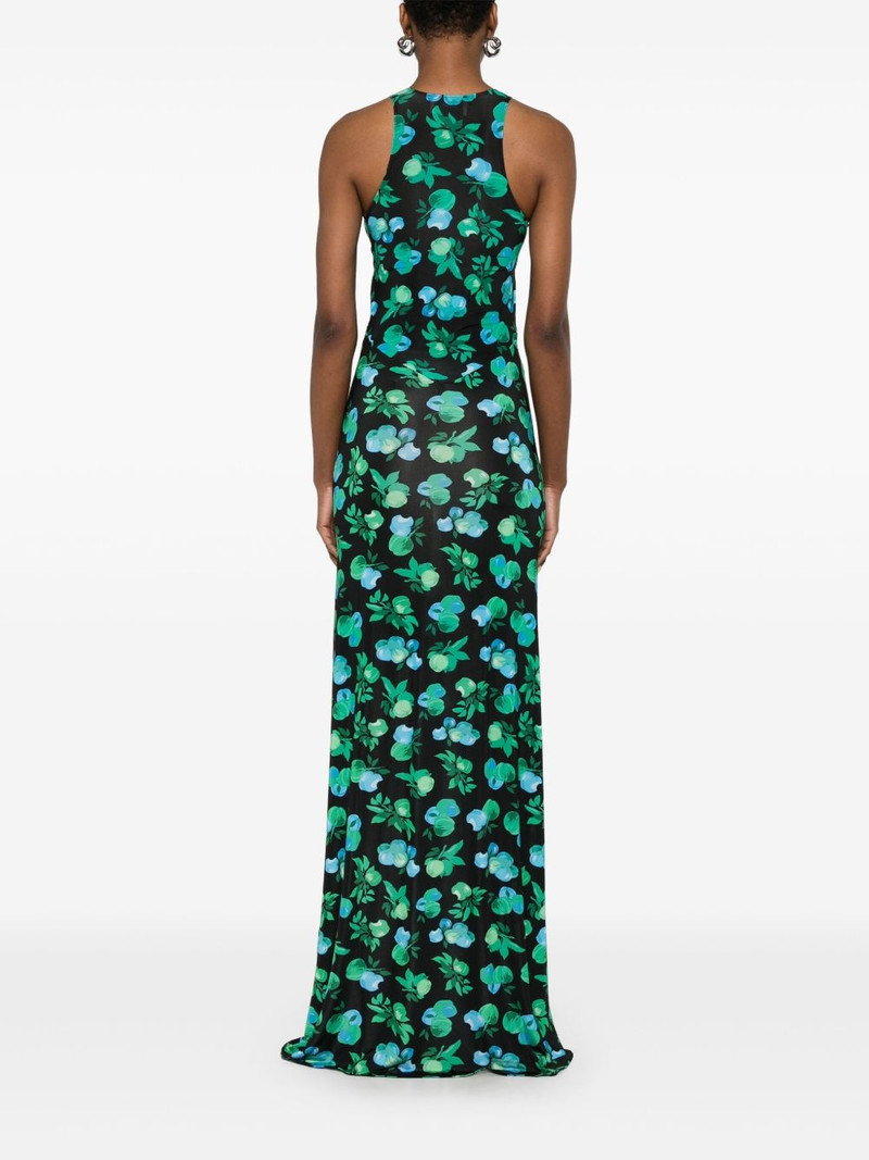 C-logo printed maxi dress 4