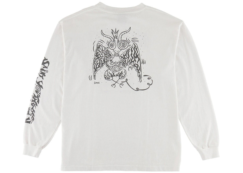 SAINT M×××××× Saint Mxxxxxx Satan L/S T-Shirt Vintage White outlook