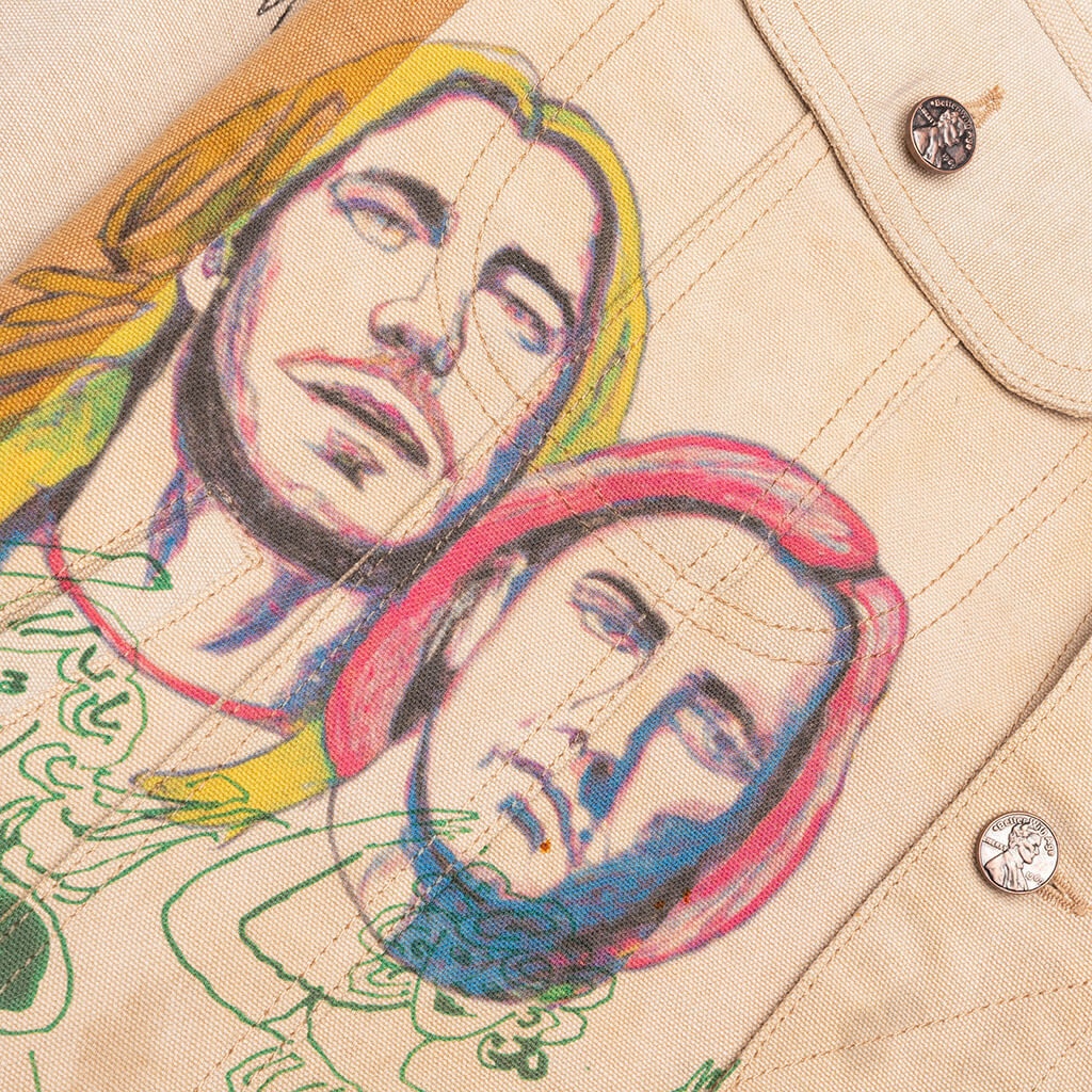 HARRISON RECONSTRUCTED TRUCKER JACKET - MULTI - 4