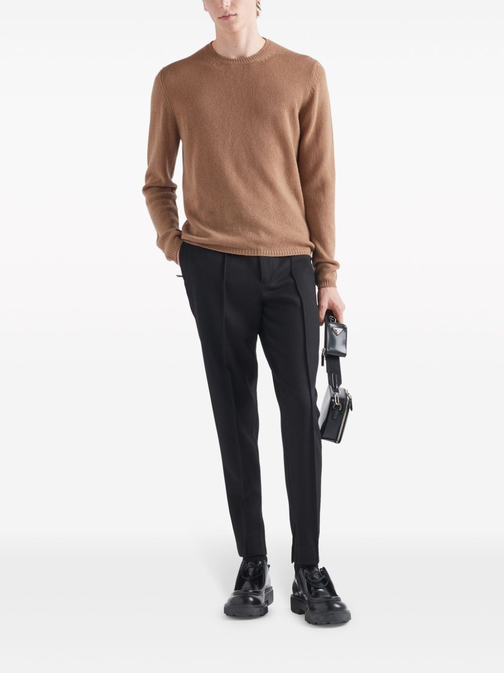 long-sleeve cashmere jumper - 2