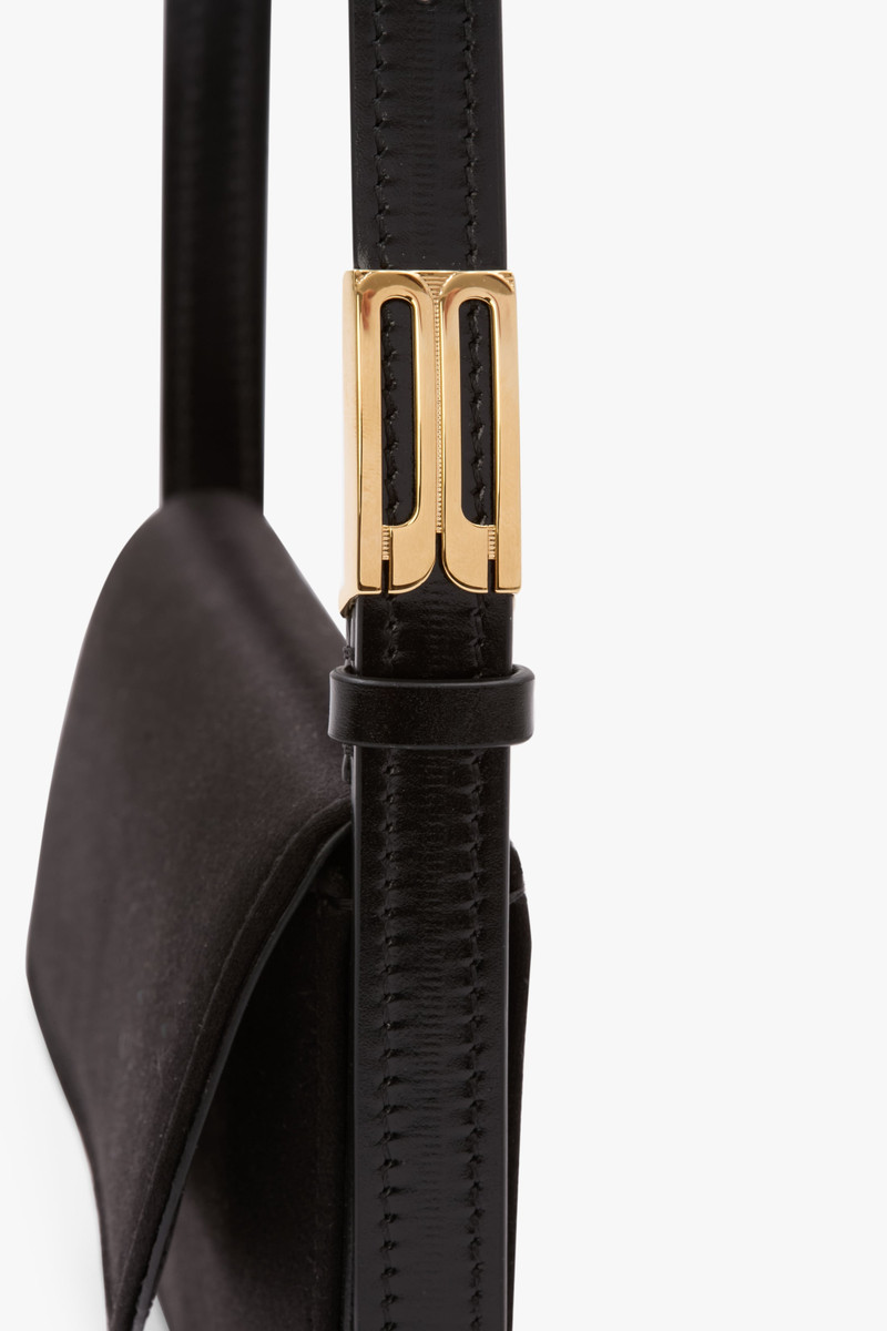 Dorian Pocket Bag In Black Satin 3