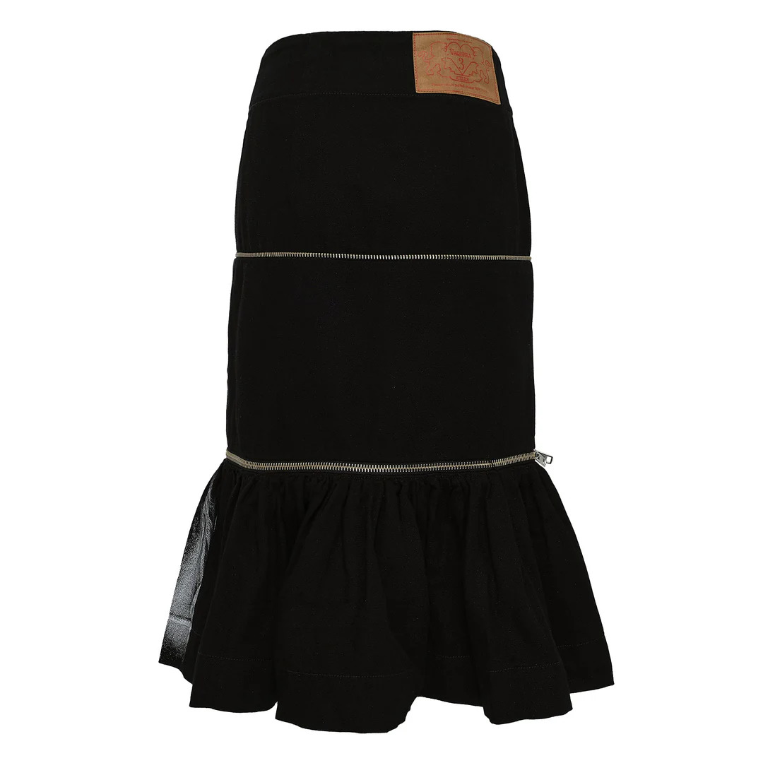 Women Painted Workwear Skirt - 2