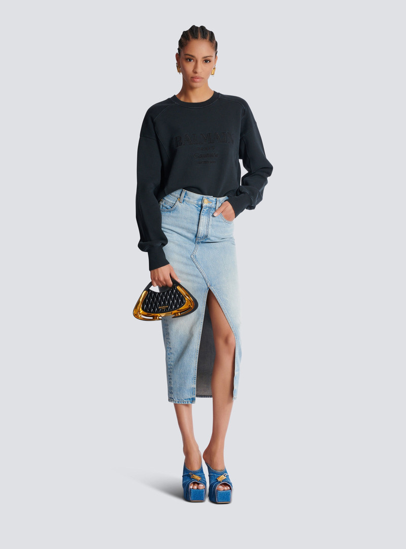 Balmain Balmain Couture embroidered sweatshirt outlook