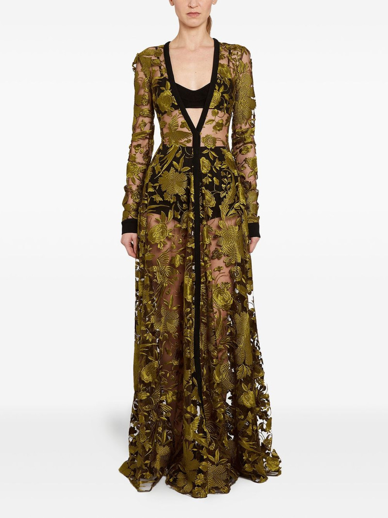 GIAMBATTISTA VALLI embroidered-floral maxi dress outlook