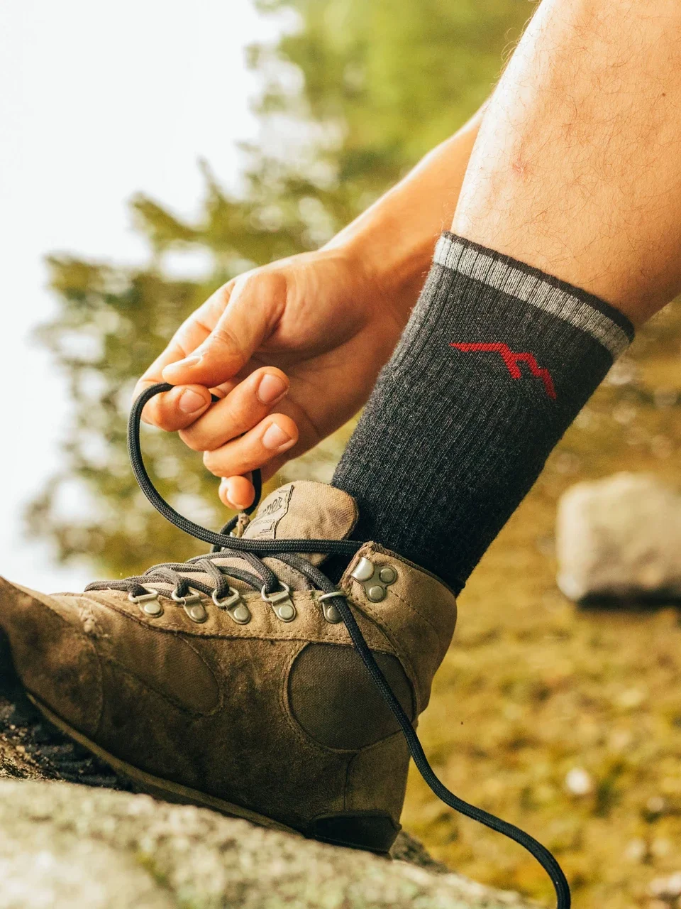 Darn Tough Men's Hiker Boot Midweight Hiking Socks - 1