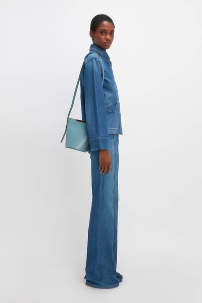 Victoria Beckham Mini Bucket Bag In Powder Blue Leather outlook