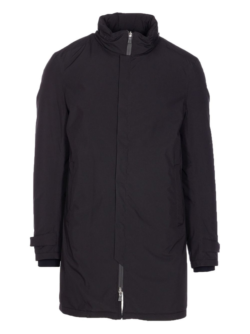 zip-fastening padded coat 1