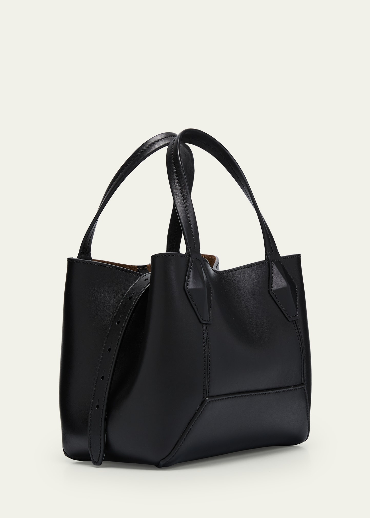 Diamond Leather Tote Bag - 3