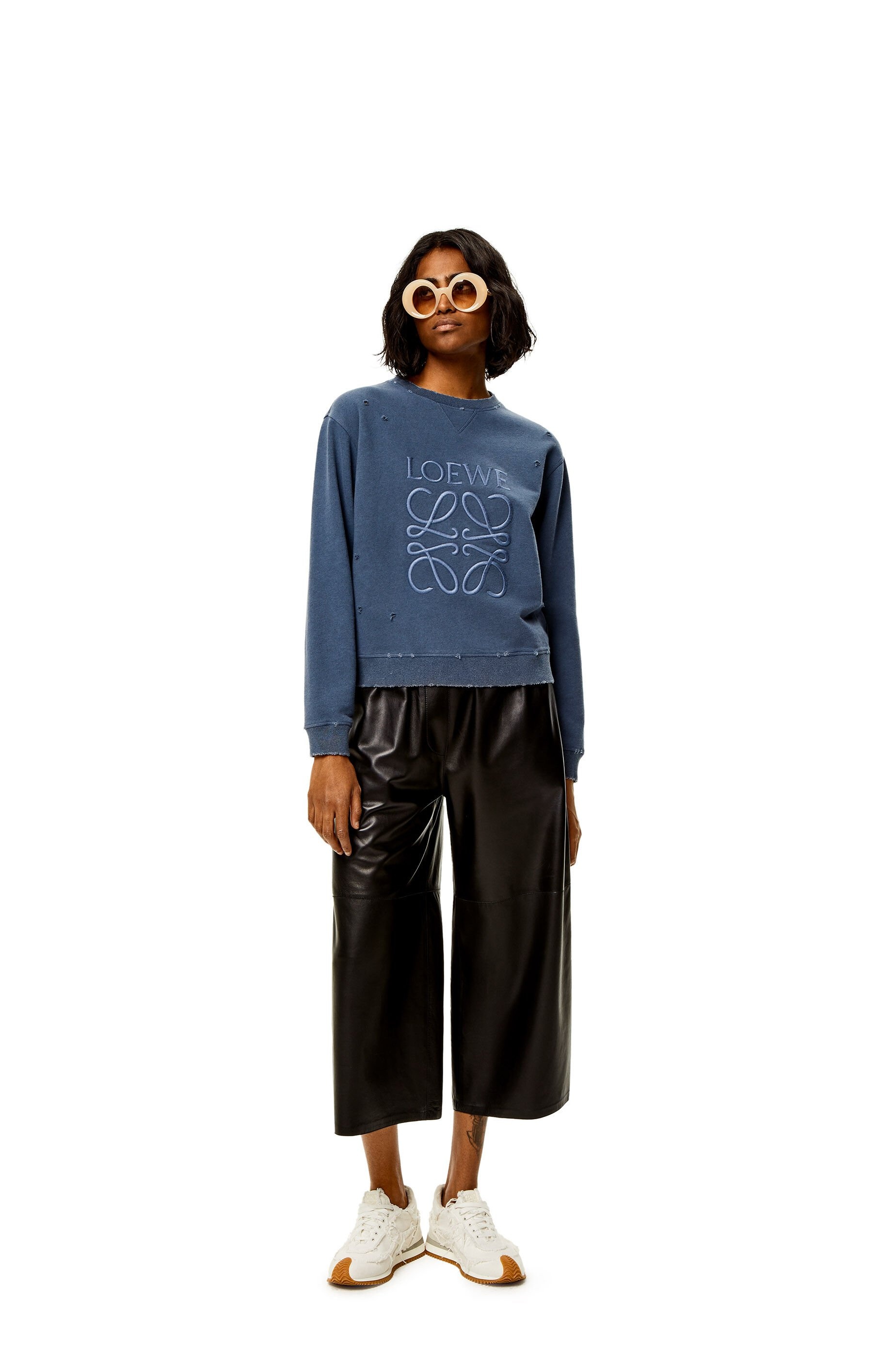 Distressed Anagram sweatshirt in cotton - 2