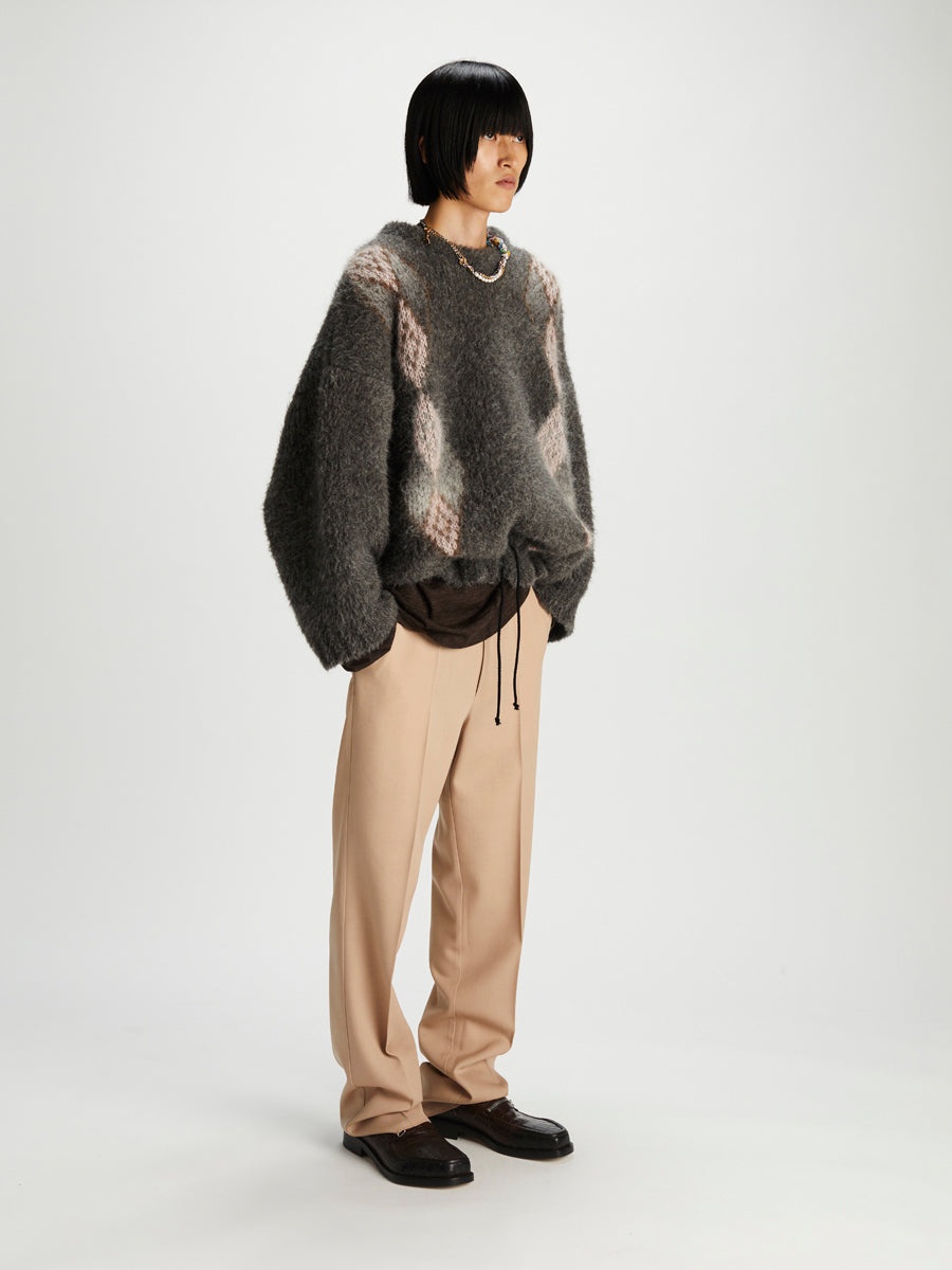 Funghi Pullover Undyed Grey - 3