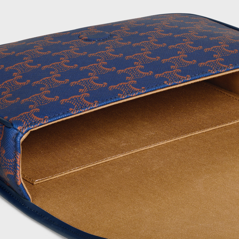 SMALL FOLCO MESSENGER IN Triomphe Canvas and calfskin 4
