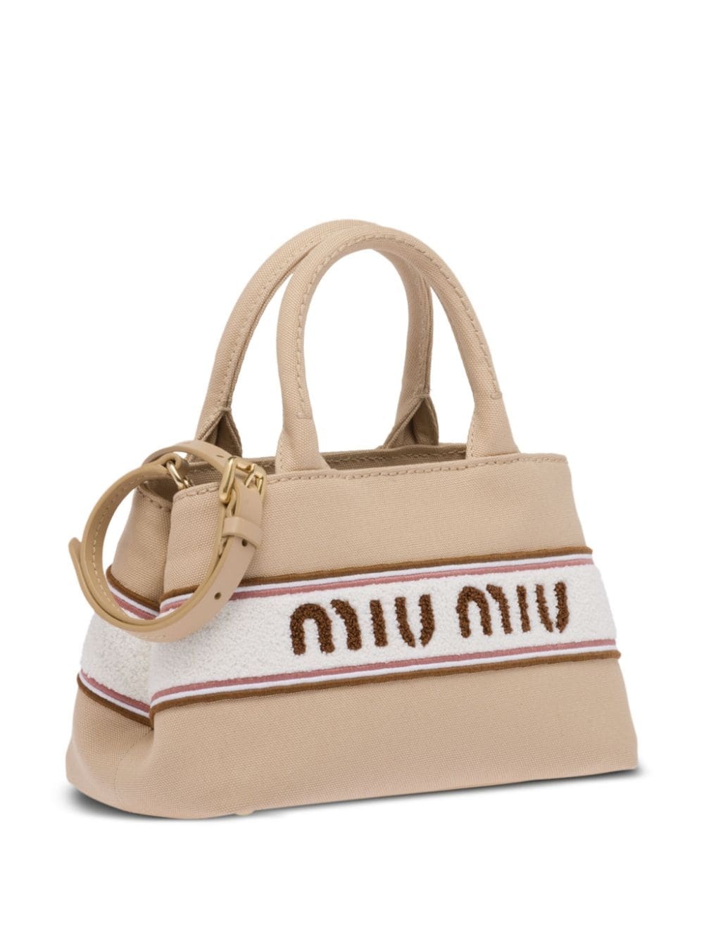 canvas embroidered-logo tote bag - 6