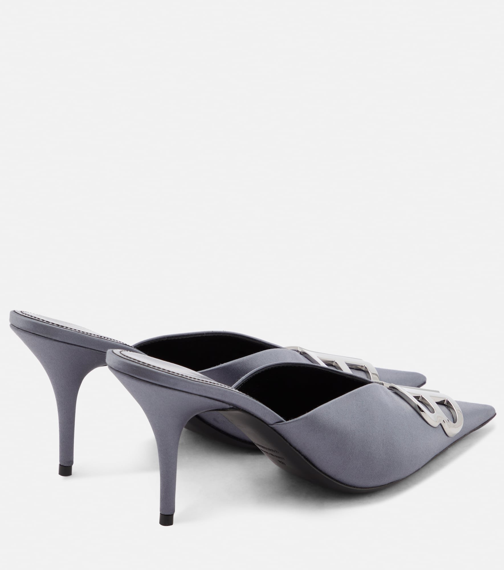 BB satin mules - 3