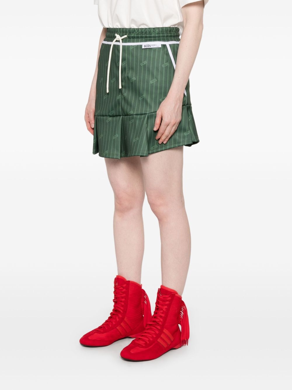 pinstripe mini skirt - 3