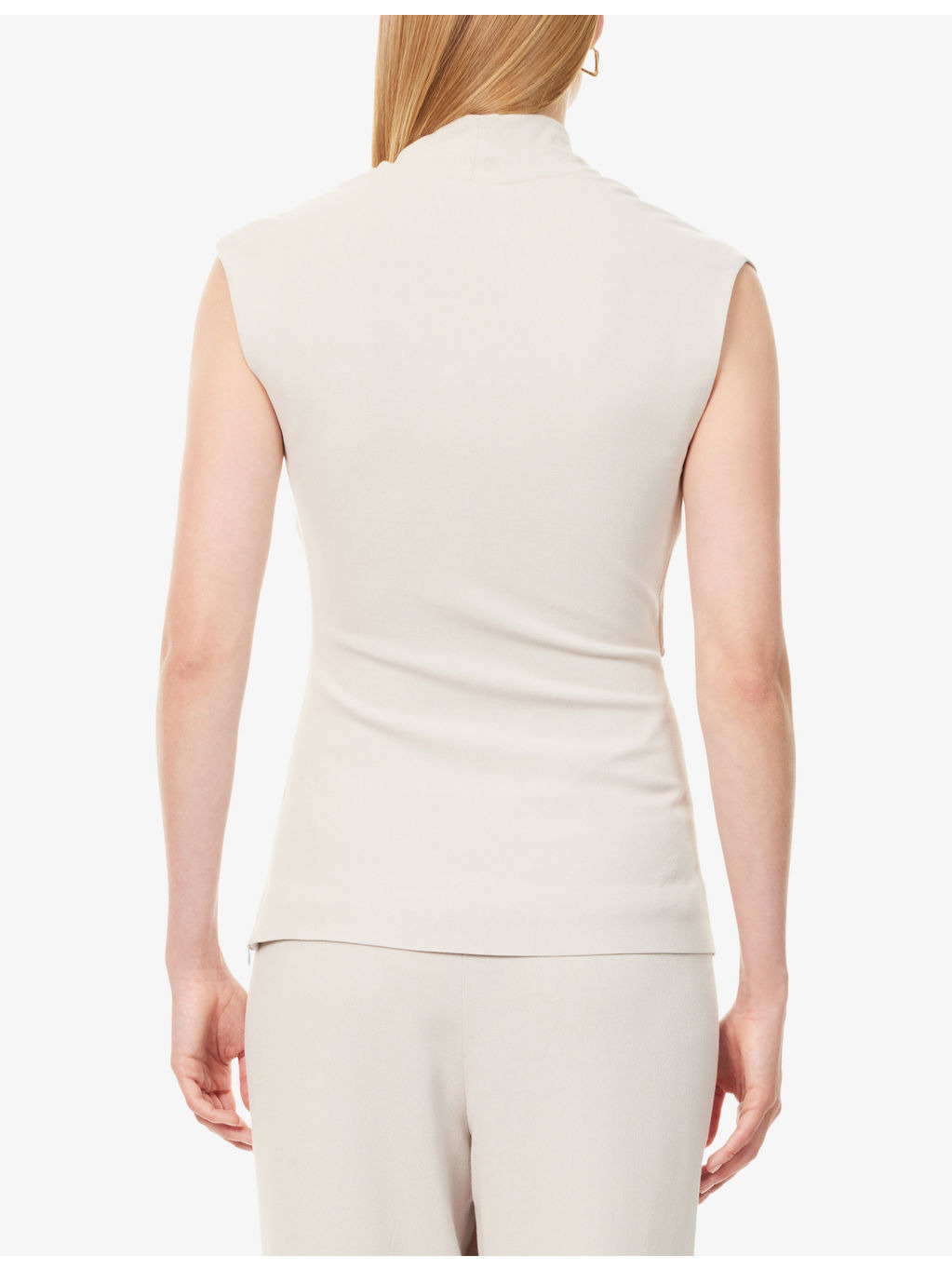 Nuala Sleeveless Stretch-Wool Top - 4