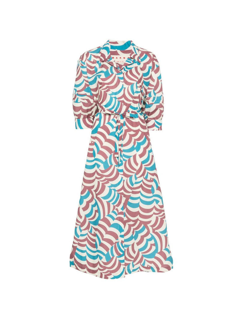 printed midi dress 1
