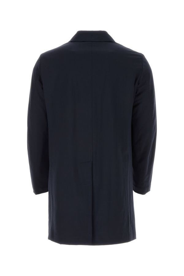 Midnight blue stretch wool blend coat - 2