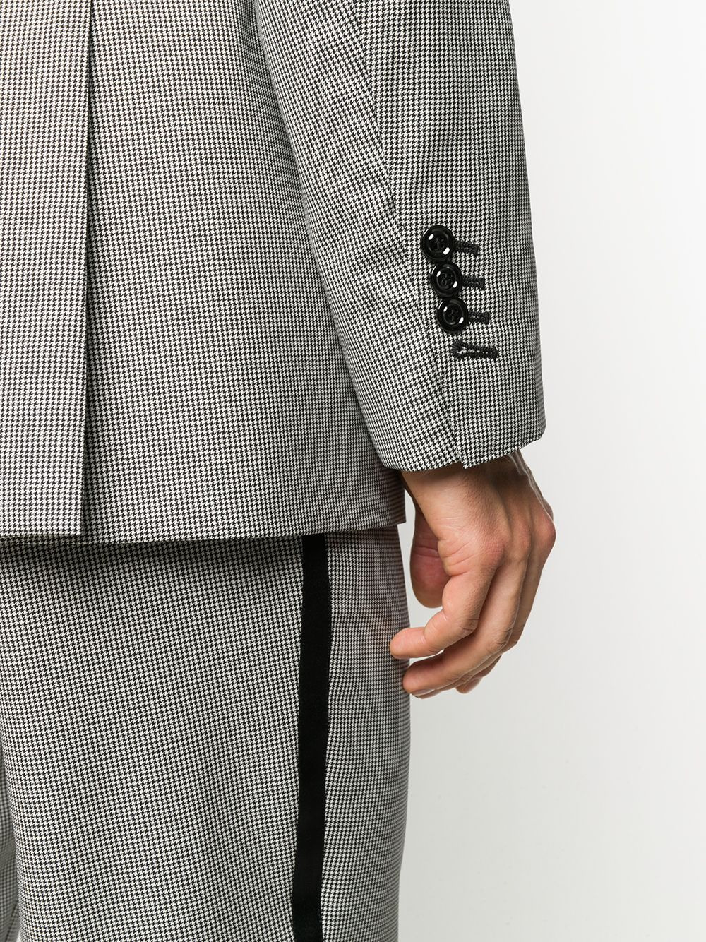 single-breasted fitted blazer - 5
