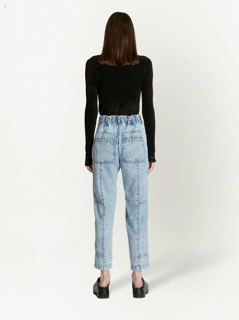 high-rise straight-leg jeans - 4
