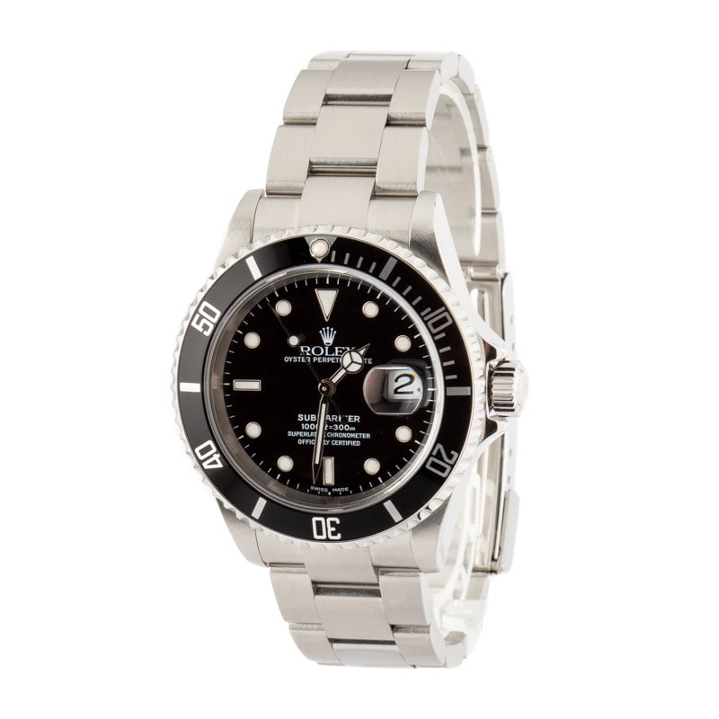 Rolex Submariner Ref 16610T Black Dial - 2