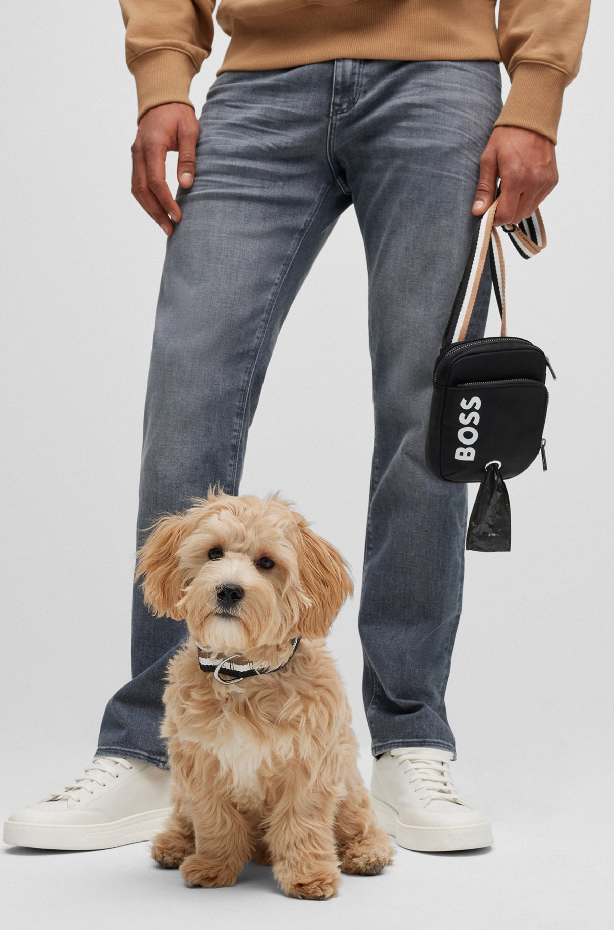 CROSSBODY DOG-WALK BAG WITH CONTRAST LOGO - 3