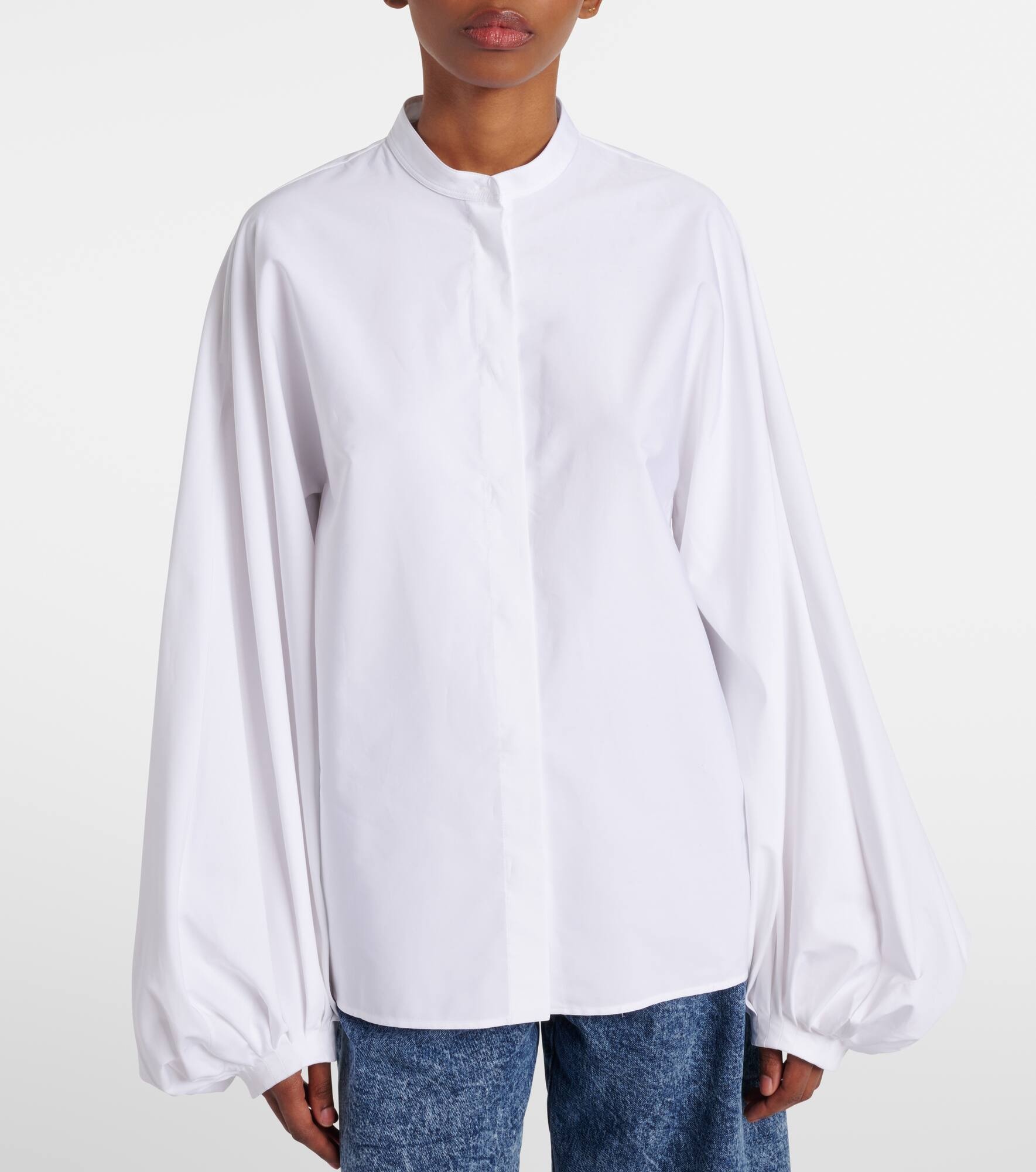 Cotton poplin shirt - 6