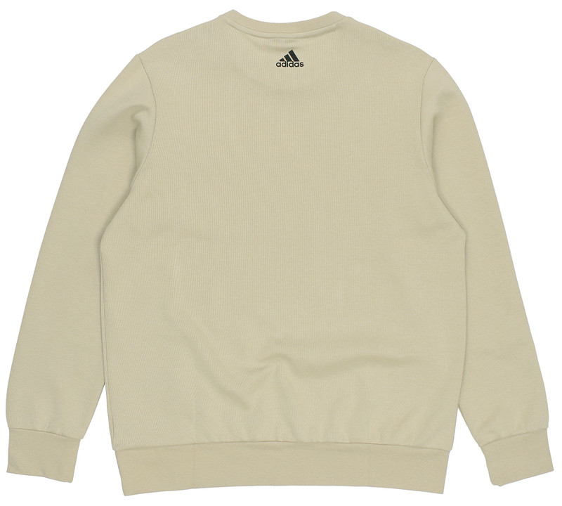 adidas Men's adidas Fi Incamo Swt Camouflage Logo Printing Sports Round Neck Pullover Light Yellow H39331 outlook