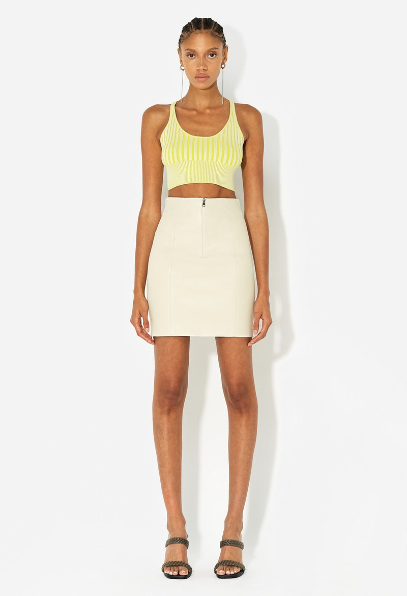 SILK COTTON RIB TANK 1