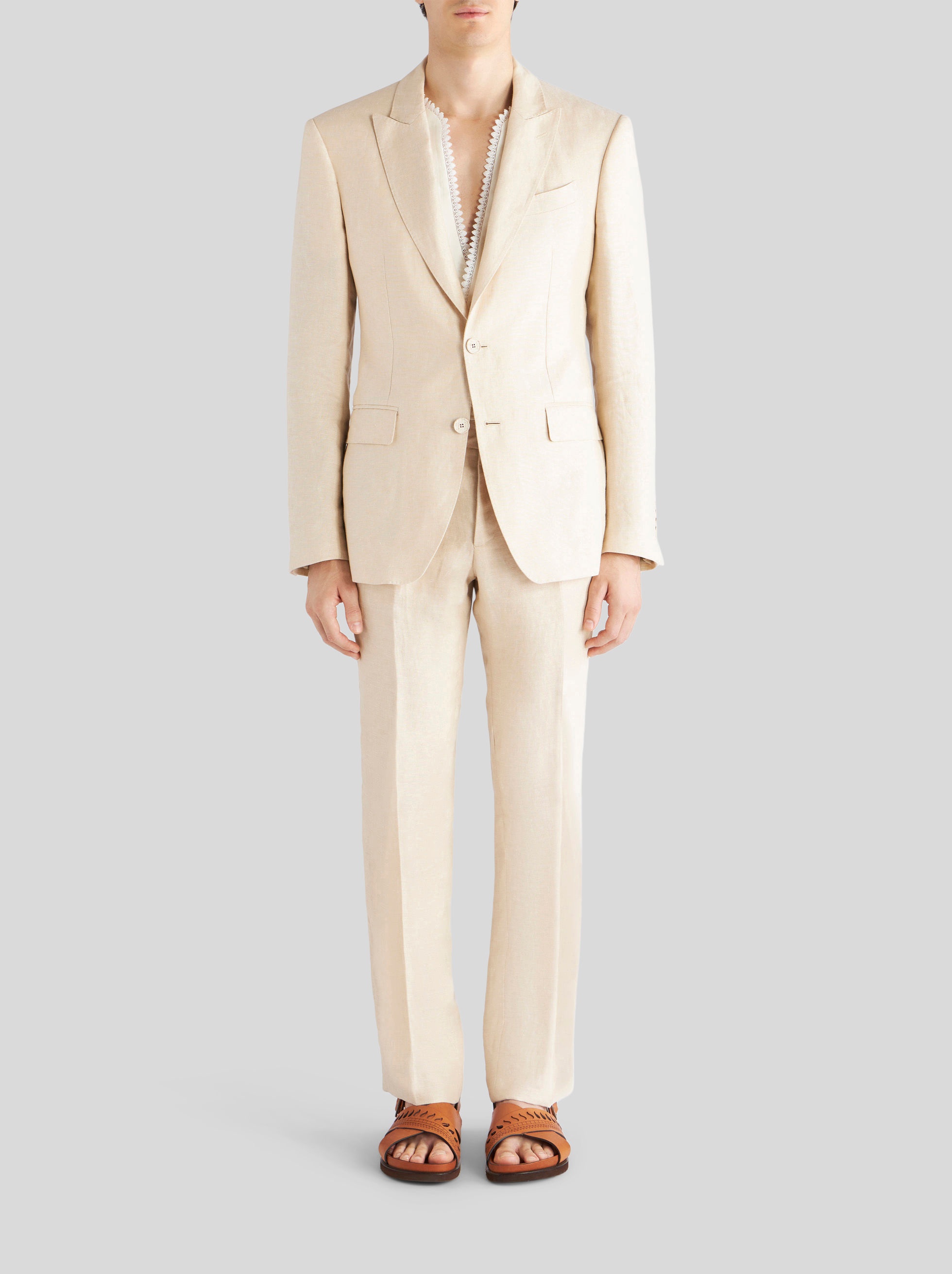 LINEN AND SILK JACKET - 3