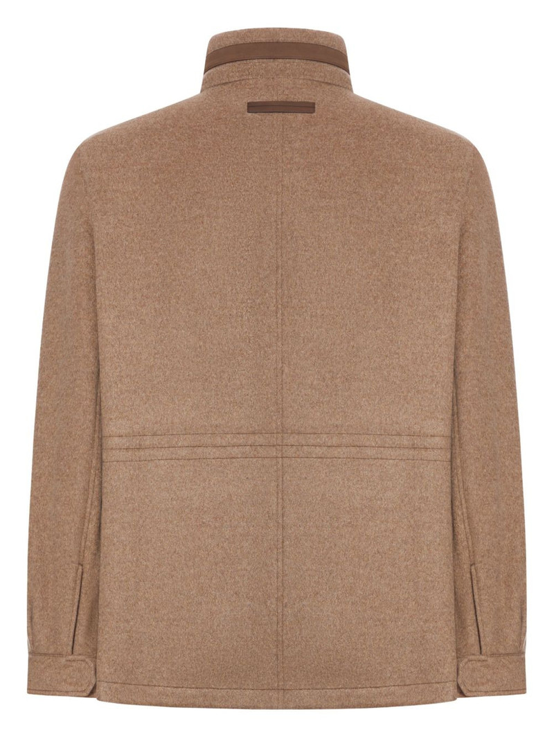ZEGNA high-neck coat outlook