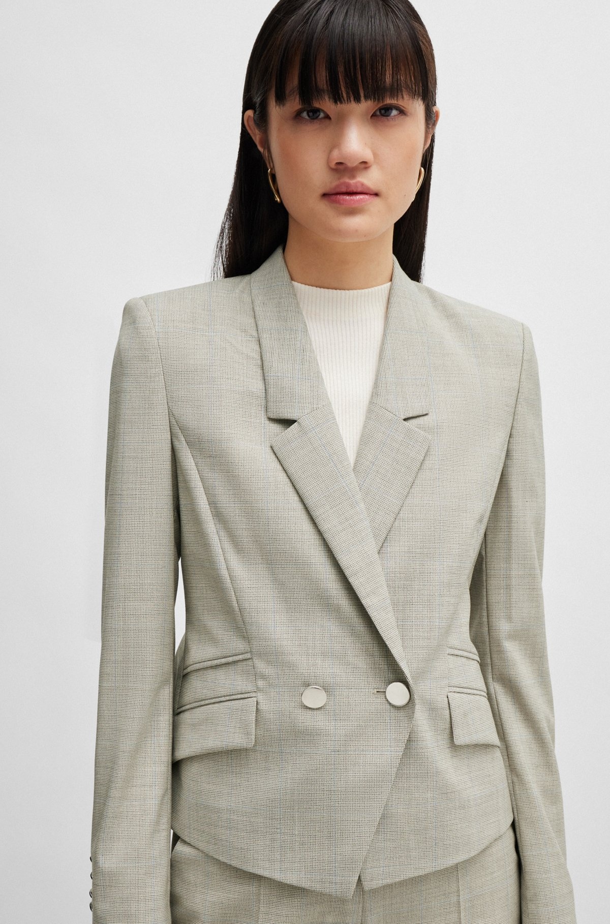 REGULAR-FIT JACKET IN VIRGIN WOOL - 5