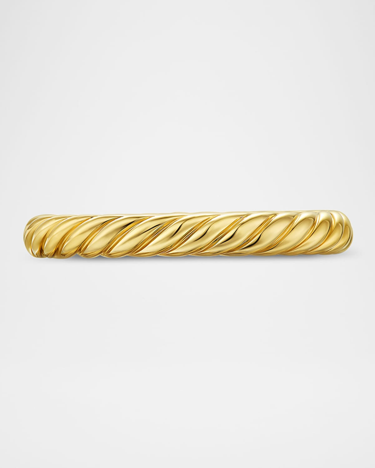Modern Cable Band Ring in 18K Gold, 2.8mm - 1