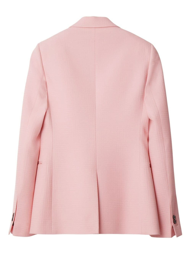 Burberry single-breasted wool blazer outlook