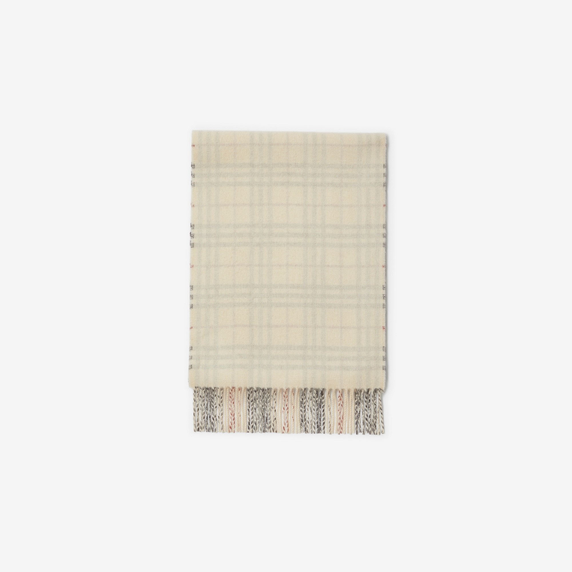 Check Cashmere Reversible Scarf - 2