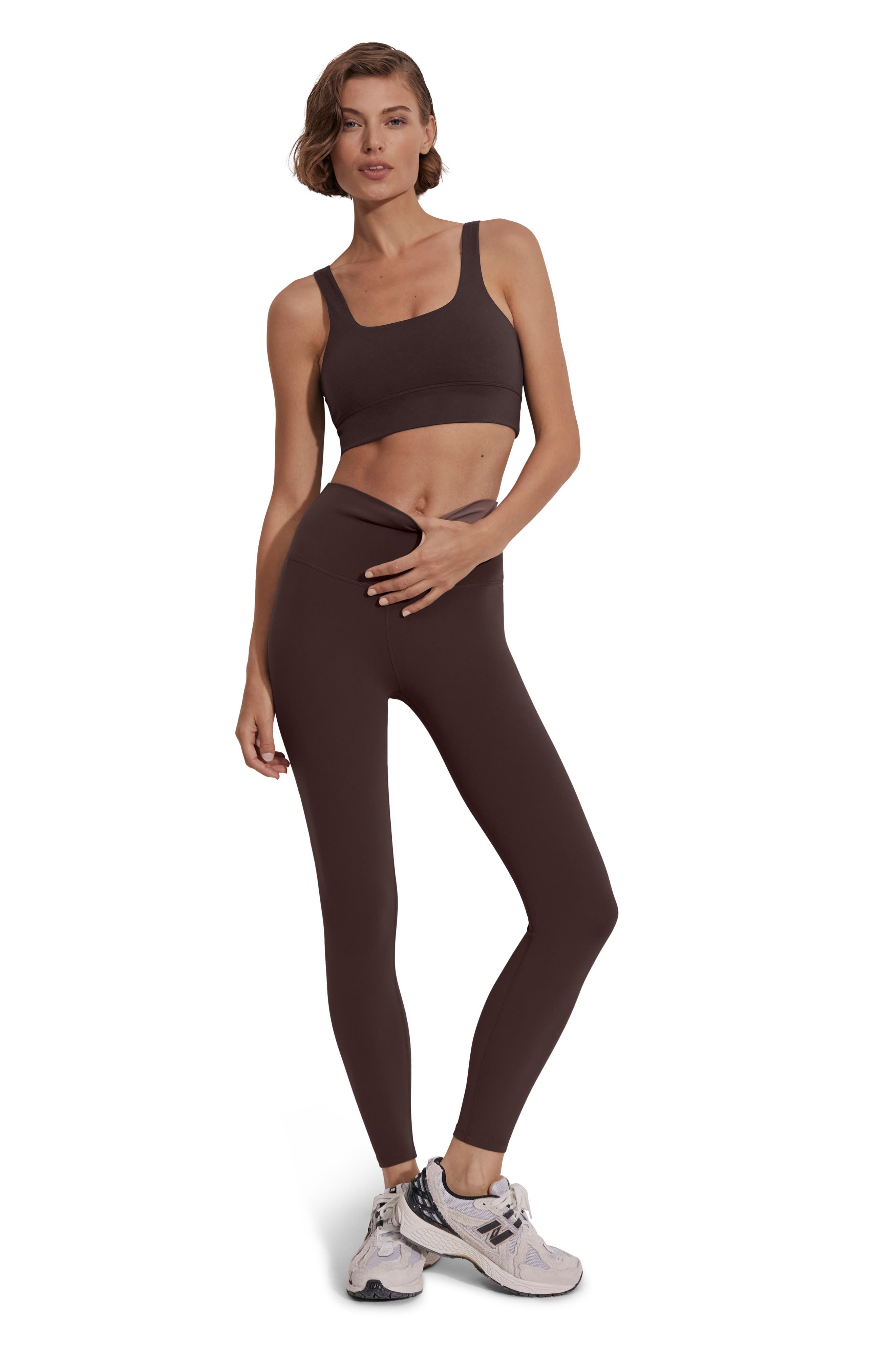 Varley FreeSoft™ Cori Sports Bra in Coffee Bean at Nordstrom - 6