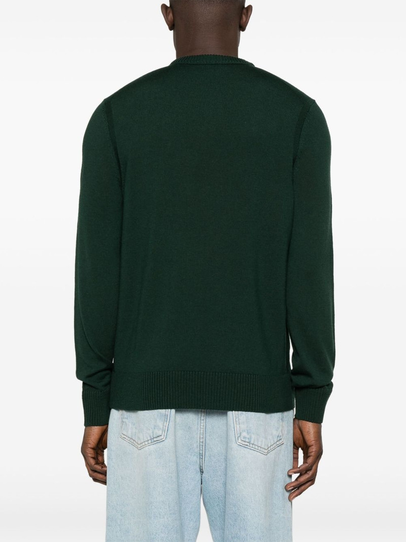 logo-embroidered sweater 4