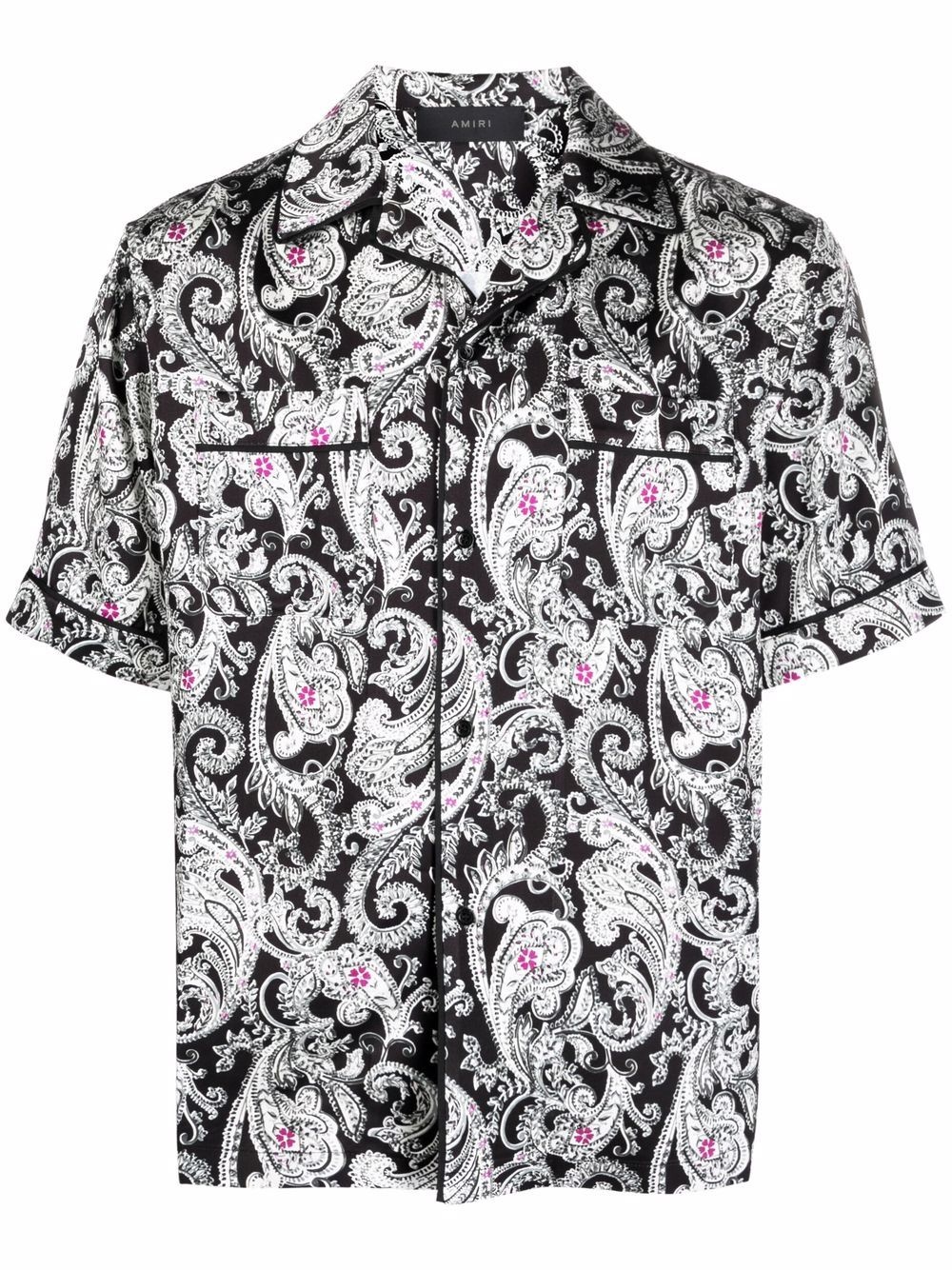 paisley print shirt - 1