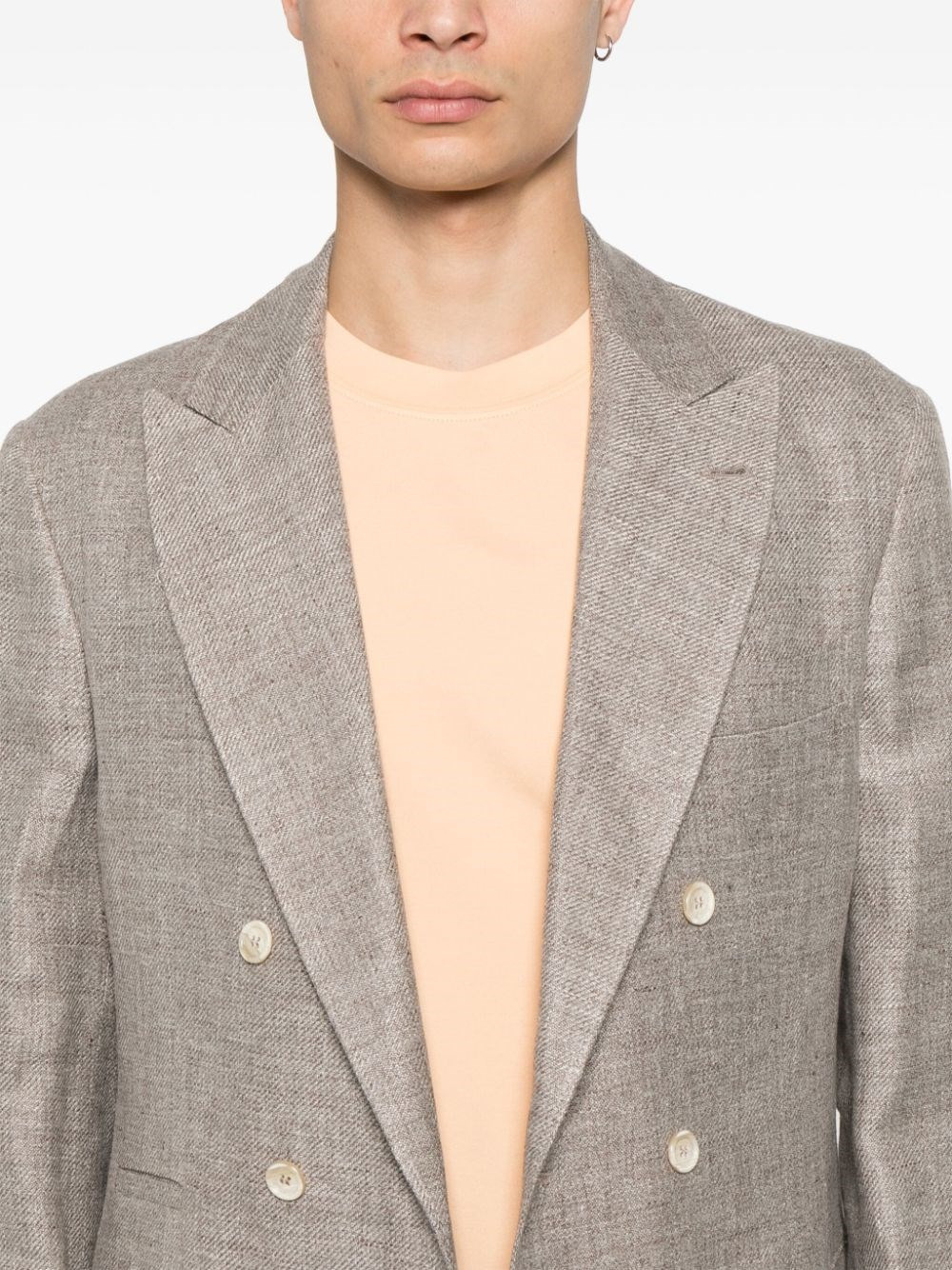 Linen blend jacket - 5