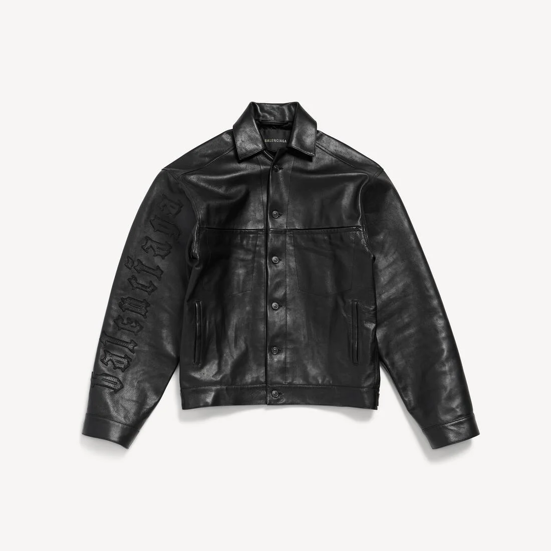 Men's Shirt Jacket in Black - 1