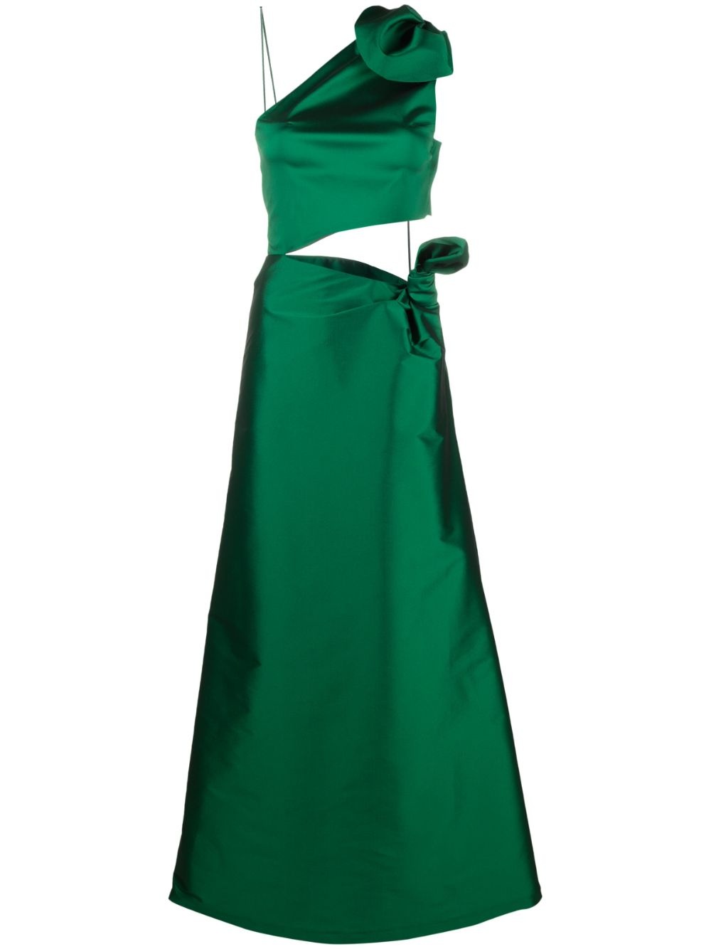 Carlotta satin midi dress - 1