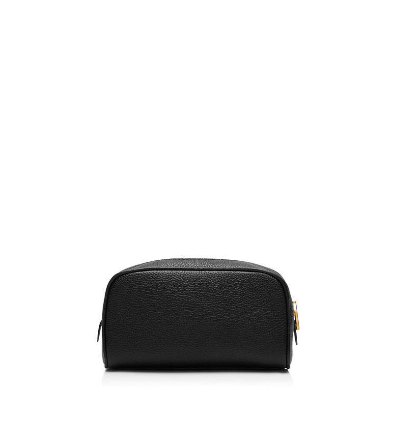 TOM FORD GRAIN LEATHER TRAVEL SMALL COSMETIC CASE outlook