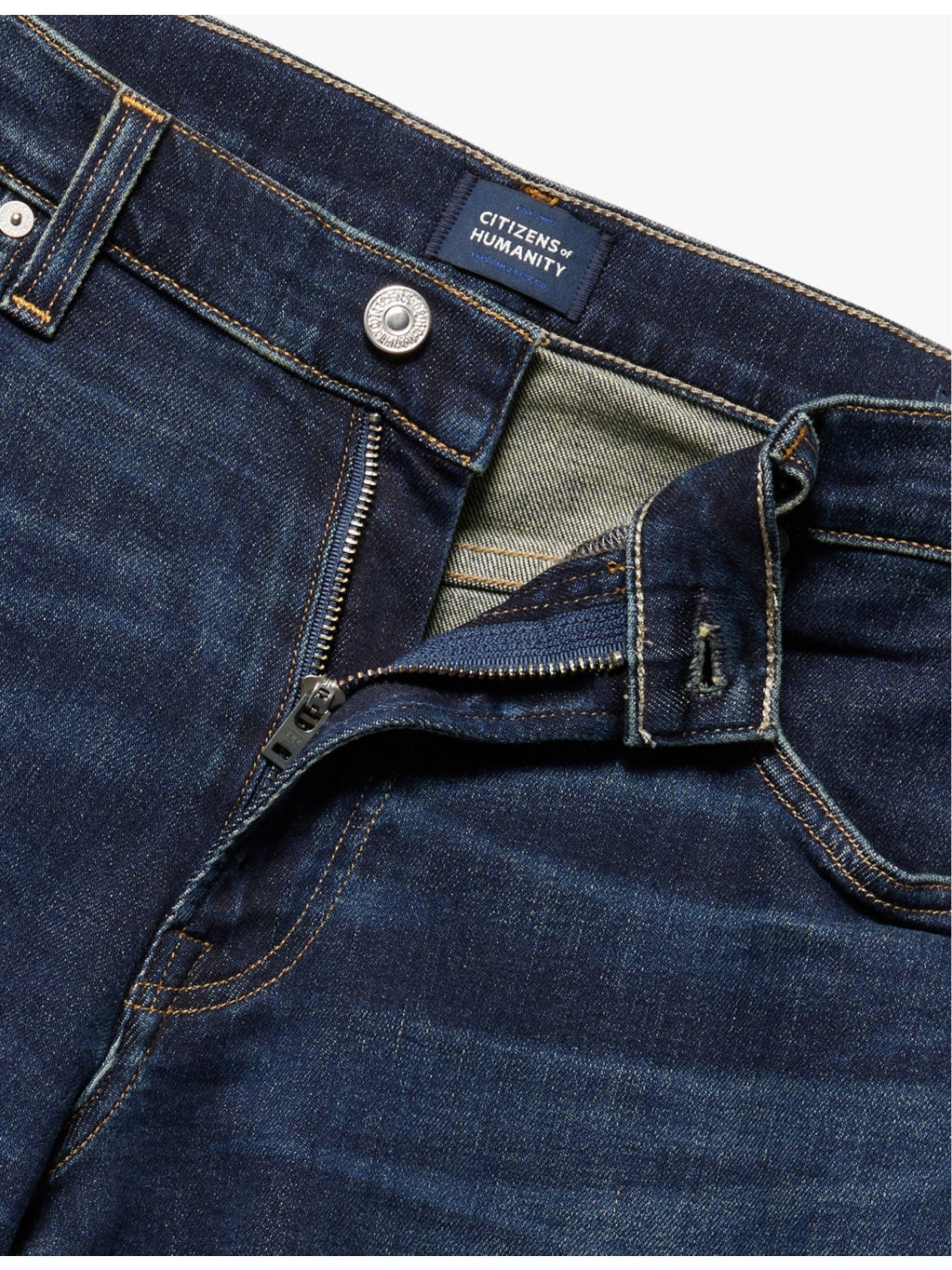 Gage regular-fit straight-leg mid-rise stretch-denim and cashmere jeans - 7