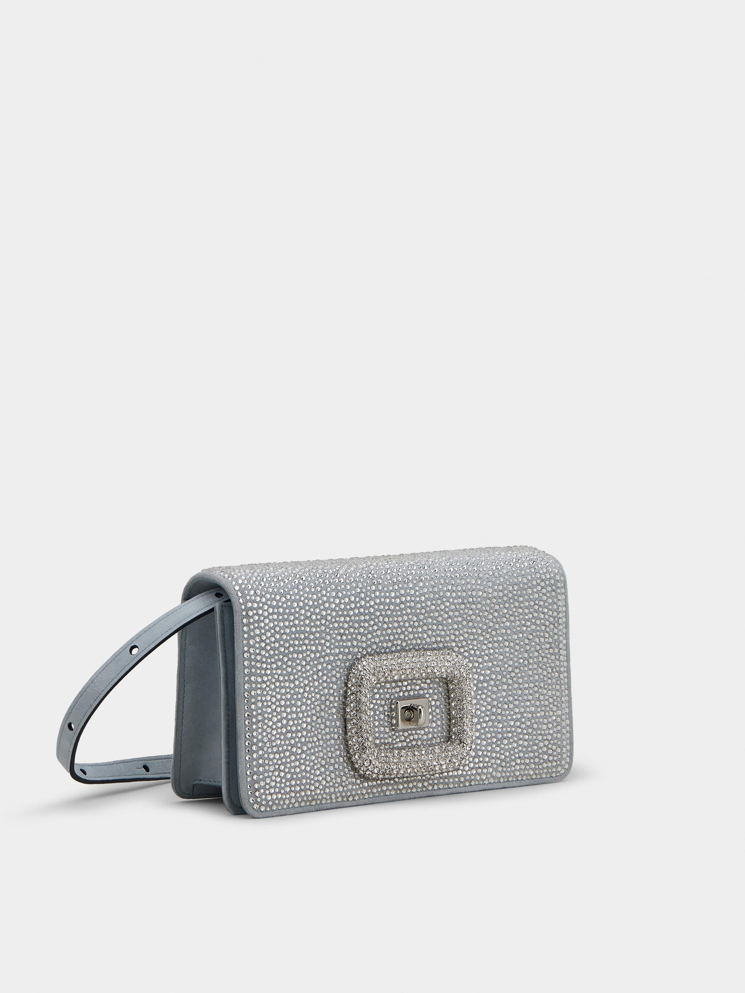 Viv' Choc Bling Bling Mini Bag in Suede - 3