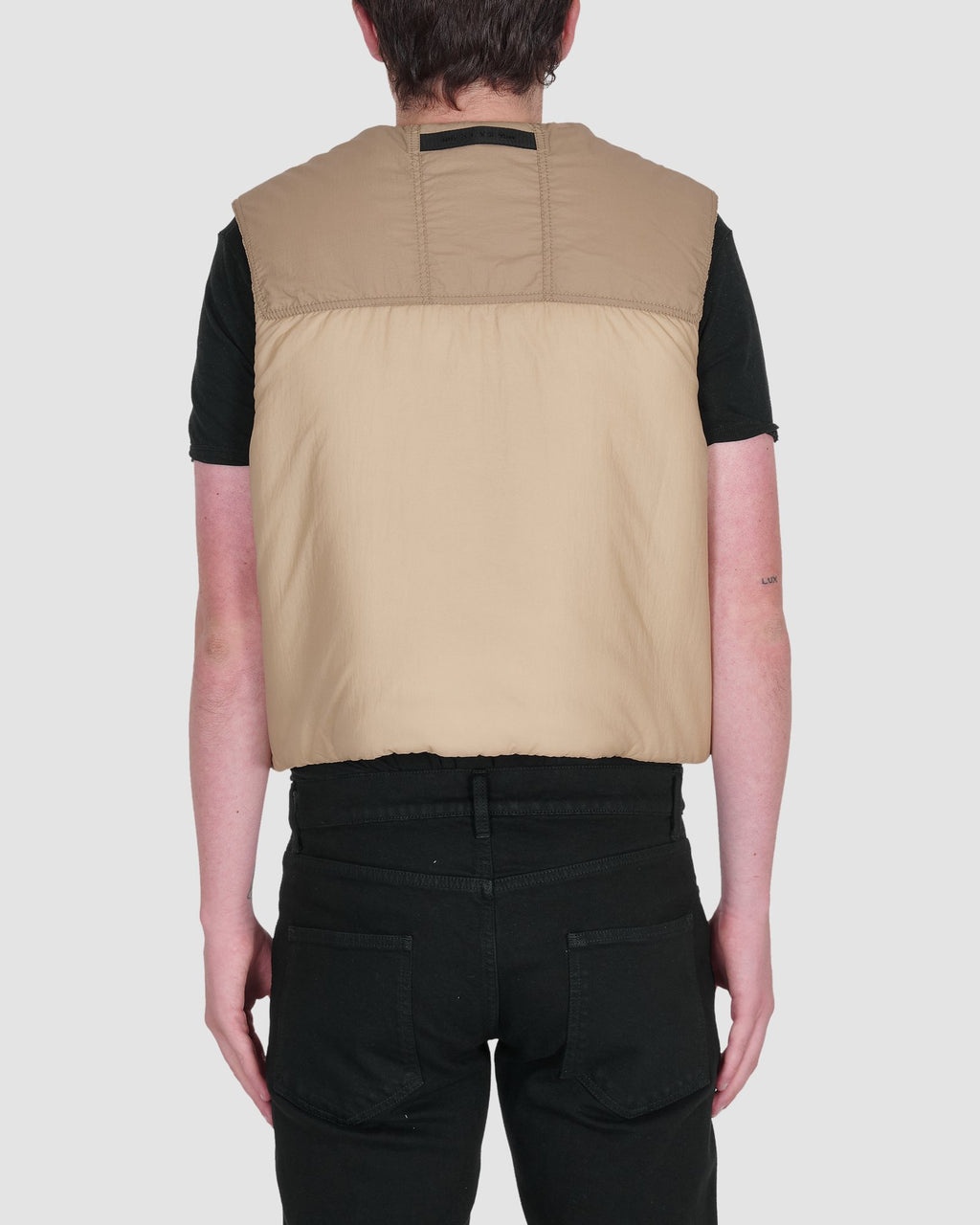 GARMENT DYE PUFFER VEST - 5